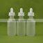 60ml Clear Frosted Boston Round Glass Bottle 2 oz w/ Dropper Caps Glass Bottles for E-liquid Quality Choice