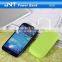 Wholesale Silicon coating 8000mah power bank with build-in charging cable 9000