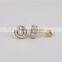 2015 Fashion New Earring Designs Round Stone Earring Designs