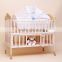 Comfortable baby bed with cradle
