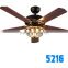 52inch Tiffany Lampshade Fancy 220V Ceiling Fan Light