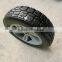 plastic hub semi pneumatic rubber wheel 10x2.75 lawn mower semi pneumatic wheel