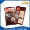 Moisture Proof Heat Sealing Cocoa Powder Plastic Packaging Bag/ Laminated Plastic Zipper Bag for Whey Protein Powder Packaging