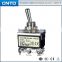 China CNTD 2 Position 12mm Mounting Hole 15A 250V Spring Return Waterproof ON-ON Toggle Switch SPDT C5R12B