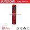 sunpow 12000mah lcd display multifunction 12v car jump starter/battery power bank station/booster pack