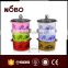 2016 NOBO new design stainless steel pot with glass lid