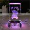 hot sale 3d laser led crystal cube