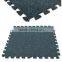 cheap price anti-slip rubber interlocking indoor tile/interlocking gym tile/Interlocking rubber tile flooring with hidden joint