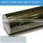 CARLIKE 1.27x50m Glossy 2D Carbon Fiber Color Car Vinyl Film