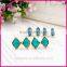 wholesale small earrings top surgical steel earrings/bow tie stud earrings
