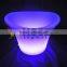 Remote control led flashing ice bucket led round icebucket