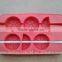 Custom Whisky Lemon Shape silicone ice cube Tray with PP sticks
