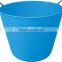 multi-function plastic bucket with two handles,PE garden bucket,REACH
