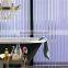 Elegant purple bath shower windows vertical curtain