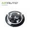 HTAUTO 7" Inch LED Headlights Hi/Lo Beam with Halo Ring Angel Eyes DRL for Offroad Vehicle Wrangler Motorcycle Harley