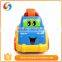 B/O plastic mini cute cartoon touch battery operated toy car for kids