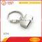 Custom trending hot products quality metal keyring charm