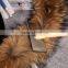 Natural Raccoon Fur For Hood / Real Fur Collar / Chinese Raccoon Fur Trim