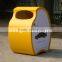 Metal outdoor litter bin advertising waste bin