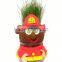 Wholesale Cheap Handmade Growing Grass Doll for Home Decoration