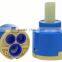 lever brass faucet ceramic cartridge without distributor
