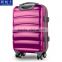 Fashion Design Eminent Polyester Trolley Hard Side ABS Luggage Case
