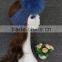 New style girls hair accessories raccoon fur pompom headband hair bands