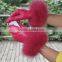 High-end Genuine Fox Fur Cuff Evening Party Leather Dress Gloves Factory Sale