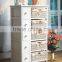 solid wood bedroom woven storage basket aed cabinet
