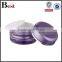 5/15/30/50/100g purple surface acrylic plastic jar high quality round shape luxury container cream body                        
                                                                                Supplier's Choice