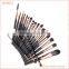 Professional Cosmetic 20PCS Make Up Brushes Plastic Handle Nylon Brush Basic Eyebrown Eyeshadow Mascara Lip Brushes