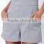 2015 New short designs fashion grey high waisted shorts for women