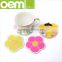factory direct sales transparent pvc cup mat gorgeous silicone rubber cup mat soft pvc coaster for promotional