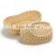 PP Rattan woven oval basket