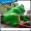 Giant inflatable frog / 8m inflatable frog with printing billboard for advertising