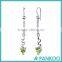 Sterling Silver Peridot Heart Shape Jewelry Set