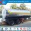 China brand chemical fuel semi-trailer 2 axles chemical oil tank semi trailer