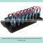 Waterproof Black 8 Gang Marine Boat Caravan Blue LED Rocker Switch Panel