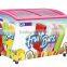 top sliding curved glass door ice cream freezer