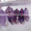 2015 new cioming amethyst carved six facets double terminated crystal wands quartz crystal points