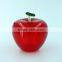 Lovely Wedding Door Gift Crystal Red Apple Coin Piggy Bank