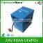 Rechargeble Deep Cycle 24V 80Ah LiFePO4 Battery