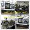 CNC lathe machine with multi-position electric knife holder and row combination