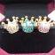 rhinestone dust plug luxurious crown earphone dust,promotion gift