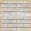 faux brick, decorative white brick wall