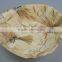 Retail No Normal Anomaly Triangle Color Painting Picture Handmade Bamboo Woven Wooden Salad Bowl Kitchen Tools
