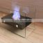 inovation 2015 Cute and Cheap ethanol table fireplace with real fire