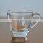 China glassware factory High Quality Stocked glass cup and saucer