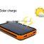 Wholesale high capacity 20000mah portable solar Power bank for iphones
