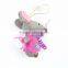 Lovely stuffled littel toy mouse cute animal hand knitted toys sale